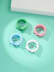 Anillo con diseño rana - Multicolor - Ver 3