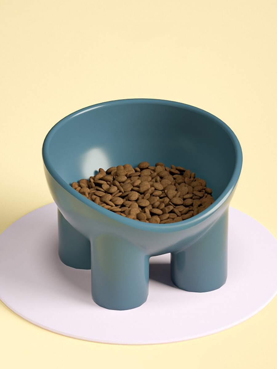 1入組卡通設計寵物碗 - 藏蓝色 - 查看 1