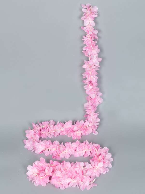 1/3/5/10pcs Artificial Cherry Blossom Vine Embroidered Garland, 2m Long, Suitable For Home Decor, Wedding Venue Decor, Room/Bathroom Wall Decor, Outdoor Garden Decor, Birthday Party Decor, Valentine's Day And New Year Decor