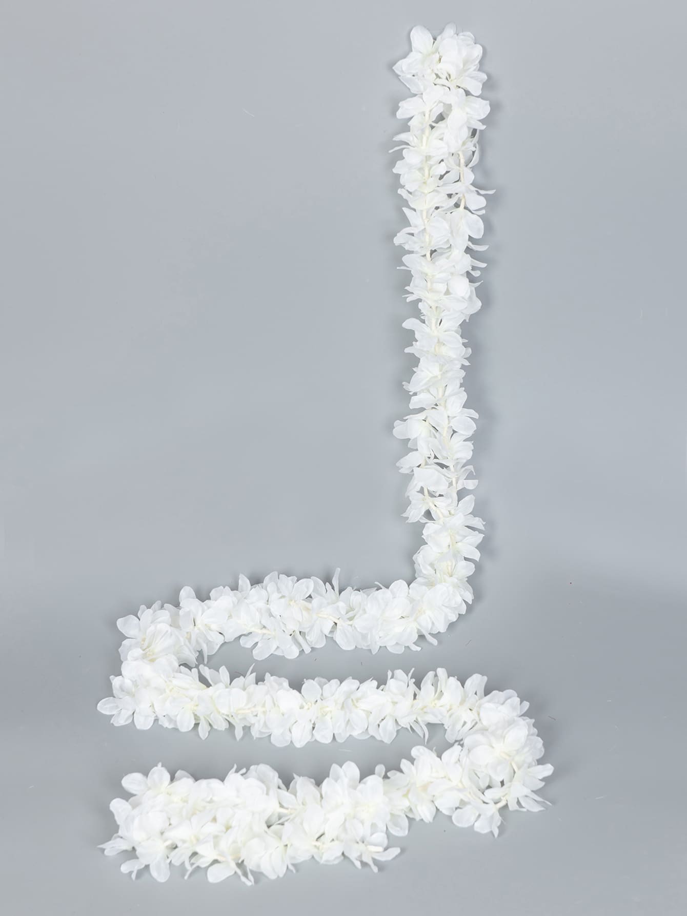 1/3/5/10支装人造樱花藤蔓刺绣花环，2米长，适用于家居装饰、婚礼场地装饰、房间/浴室墙面装饰、户外花园装饰、生日派对装饰、情人节和新年装饰 - 白色 - 查看 1