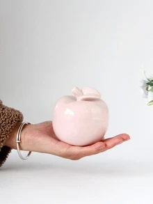 1入組蘋果設計裝飾工藝 - 白色 - 查看 4