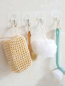 20 piezas Gancho mural transparente - transparente - Ver 7