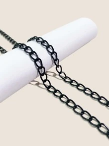 Kính mắt tối giản đường phố Phụ kiện kính mắt cho phụ nữ - màu đen - Xem 7