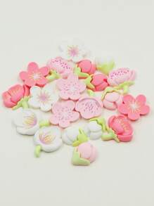 20 pezzi Accessorio per capelli casuale fiore DIY