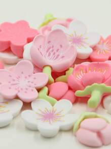 20 pezzi Accessorio per capelli casuale fiore DIY