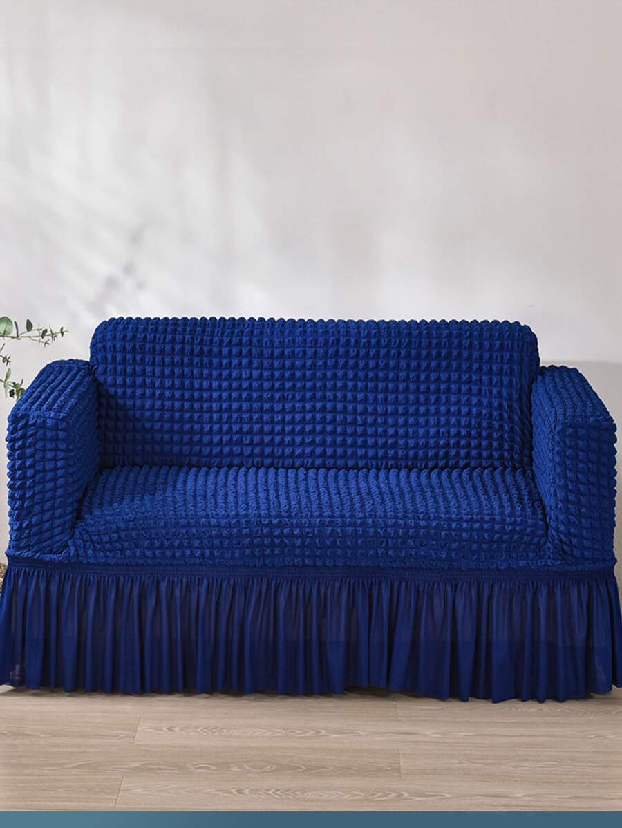 1入組彈力沙發套帶裙子易貼合沙髮沙發套耐用可水洗通用高彈性家具保護套