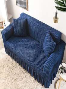 1入組彈力沙發套帶裙子易貼合沙髮沙發套耐用可水洗通用高彈性家具保護套