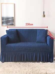1入組彈力沙發套帶裙子易貼合沙髮沙發套耐用可水洗通用高彈性家具保護套