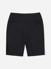SHEIN Coolane 字母圖案騎行褲