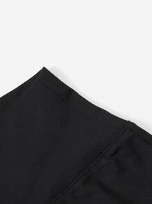 SHEIN Coolane 字母圖案騎行褲