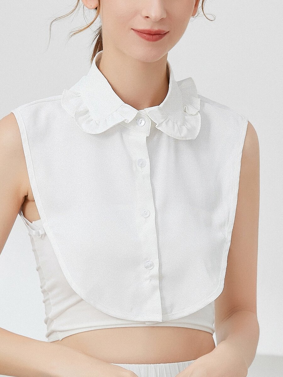 Frill Trim Dickey kraag