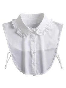 Frill Trim Dickey kraag