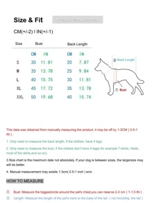 1入組素色寵物T恤衫 - 白色 - 查看 4