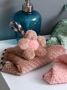 1pc Flower Design Washcloth - Multicolor - View 5