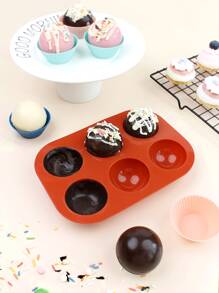 SHEIN Basic living 1 pieza Molde de hornear de silicona - Rojo - Ver 3