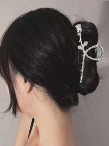 Vuốt tóc thiết kế hoa - Bạc - Xem 2