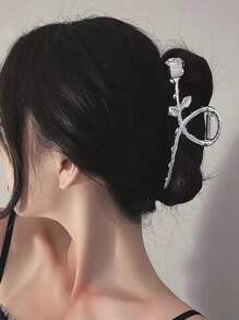 Vuốt tóc thiết kế hoa - Bạc - Xem 3