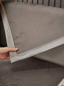 1 chiếc khăn sofa rắn - Cà phê nâu - Xem 4