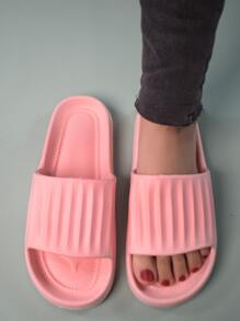 Women Minimalist Slides EVA Fashion Slides - Pink - View 1
