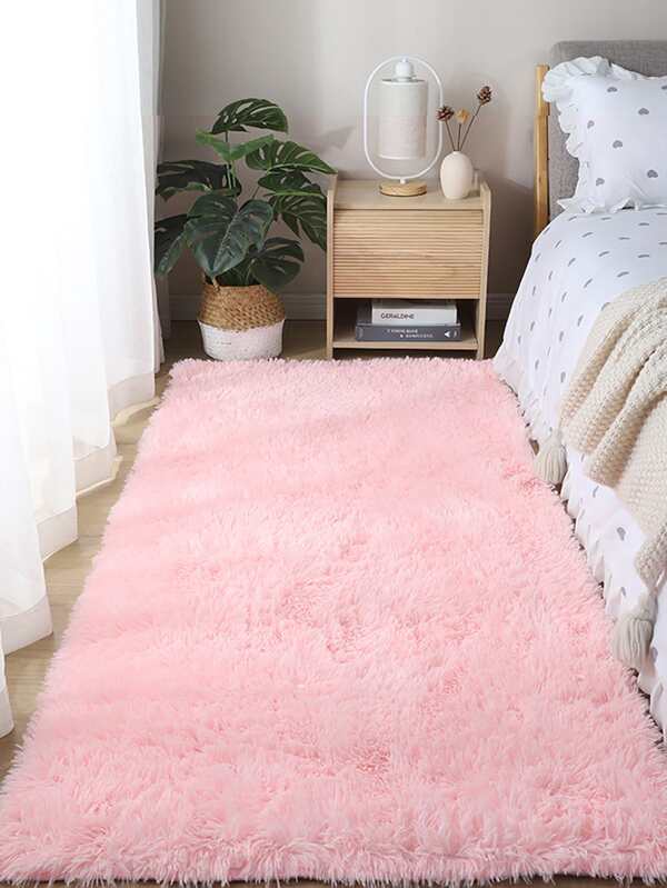1pc Soft Plush Area Rug, Thick & Shaggy Carpet For Living Room