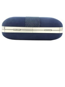 Sac boîte mini avec strass - Bleu marine - Voir 8