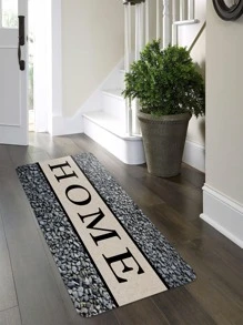 1入組石頭和字母圖案門墊 - 彩色 - 查看 5