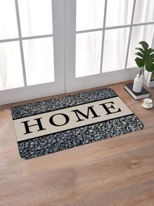 1入組石頭和字母圖案門墊 - 彩色 - 查看 6