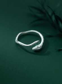 CVNANA Fashionable and Popular Men's Stainless Steel Minimalist Hoop Earrings for Jewelry Gift and for a Stylish Look - Silver - View 4