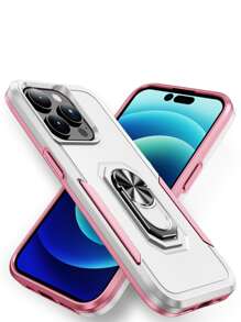 Funda para móvil magnética con soporte de aro - Blanco - Ver 2