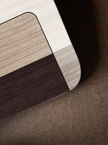 1pc Geometric Pattern Anti-slip Door Mat - Multicolor - View 3