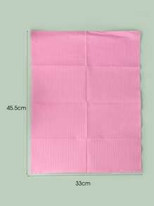 FULL BEAUTY 20 chiếc khăn trải bàn nghệ thuật đầu móng tay màu hồng chống thấm nước, khăn trải bàn nghệ thuật đầu móng tay, giấy nghệ thuật đầu móng tay dùng một lần, có thể gấp gọn, dùng để thực hành tại tiệm làm móng, đồ dùng làm móng, dụng cụ làm móng, dụng cụ làm móng, trở lại trường, móng tay, dụng cụ làm móng để ấn vào móng tay - Hồng - Xem 3