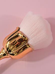 美甲灰塵清潔刷，1入組玫瑰形美甲工具指甲手柄刷，指甲刷去除指甲灰塵粉化妝刷，美甲刷清潔工具美甲刷，家用和專業美甲沙龍清潔指甲用指甲刷 - 彩色 - 查看 7