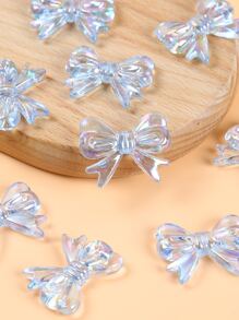 9入組/套蝴蝶結形狀DIY珠子 - 彩色 - 查看 2