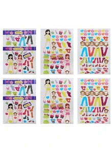 1 pieza Pegatina con estampado de dibujos animados - Multicolor - Ver 2