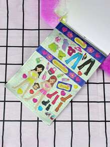 1 pieza Pegatina con estampado de dibujos animados - Multicolor - Ver 3