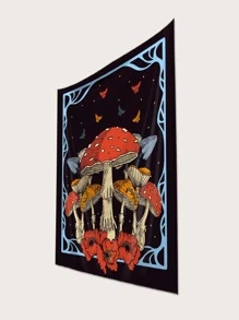 Mushroom Pattern Tapestry