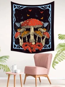 Mushroom Pattern Tapestry