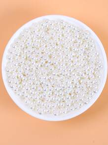 900pcs/Set Faux Pearl DIY Jewelry Accessory - Beige - View 3