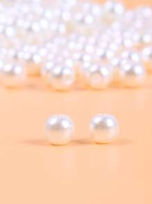 250pcs/Set Faux Pearl DIY Jewelry Accessory - Beige - View 2