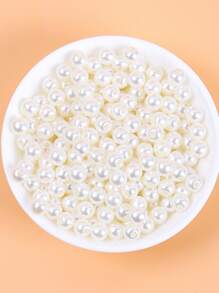 250pcs/Set Faux Pearl DIY Jewelry Accessory - Beige - View 3