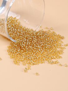 800pcs/set Bead DIY Jewelry Accessory - Yellow Gold - View 1