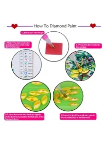 1set PMMA DIY Diamond Painting Without Frame, Modernist Gamepad & Letter Graphic DIY Diamond Painting For Craft - Multicolor - View 6