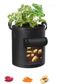 1入組植物種植袋家用花園土豆盆溫室蔬菜種植袋保濕花園立式花園袋工具