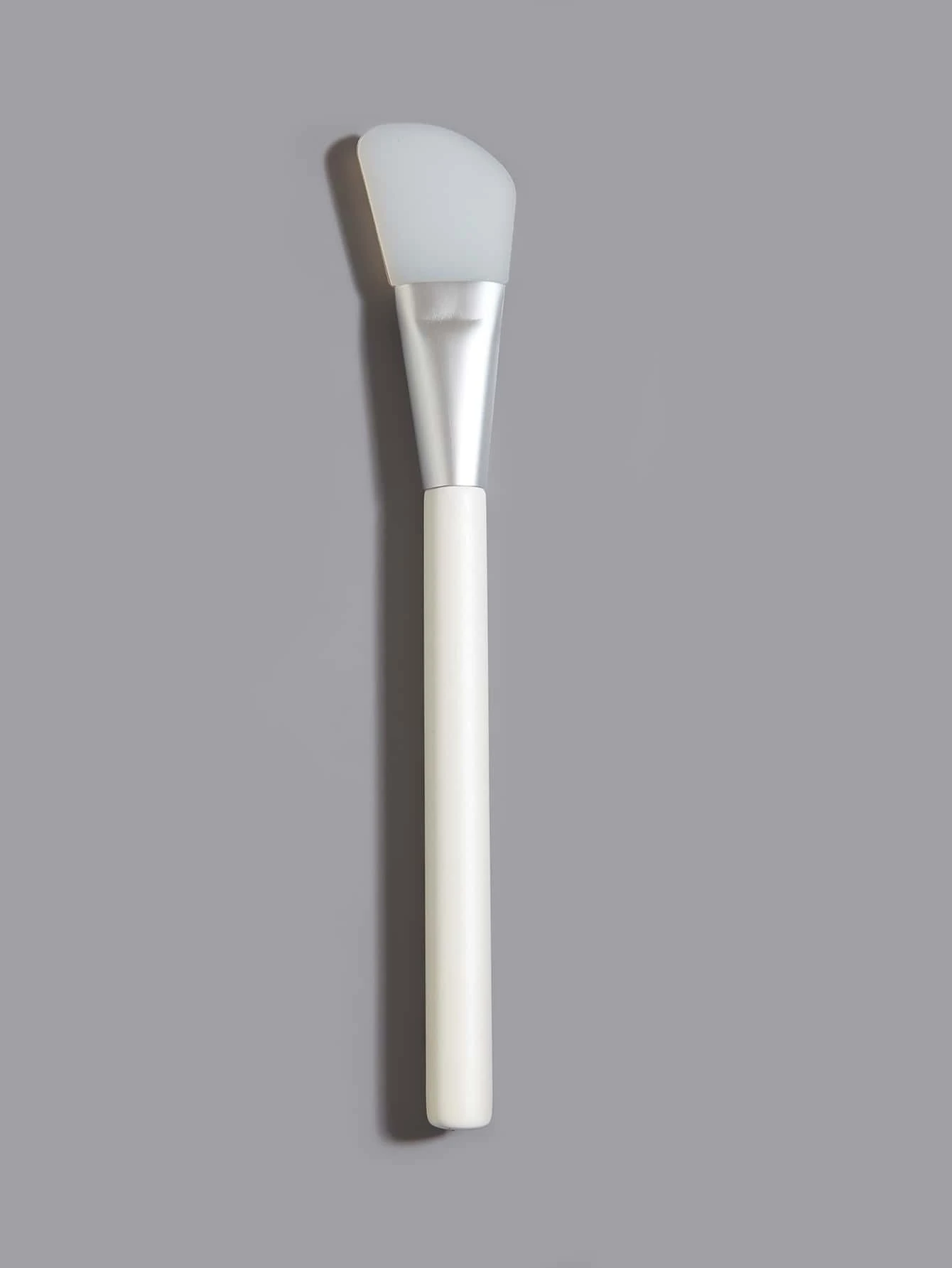 1pc Wooden Facial Brush - White - View 1