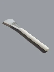 1pc Wooden Facial Brush - White - View 4