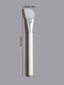 1pc Wooden Facial Brush - White - View 5