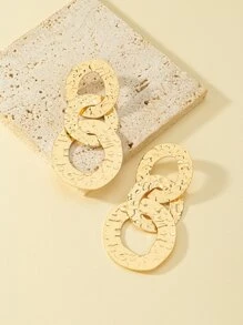 Bông tai lủng lẳng - Vàng - Xem 2