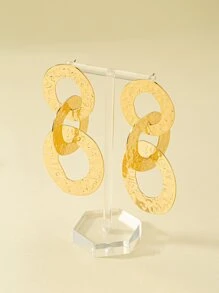 Bông tai lủng lẳng - Vàng - Xem 4