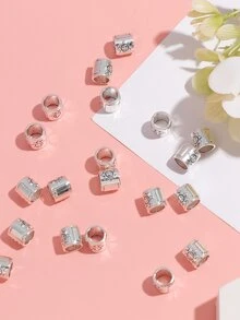 20pcs/set Sun Detail DIY Bead - Silver - View 2