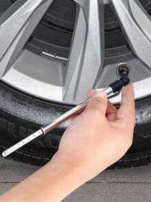 1入組便攜式汽車輪胎壓力表 - 黑色 - 查看 11